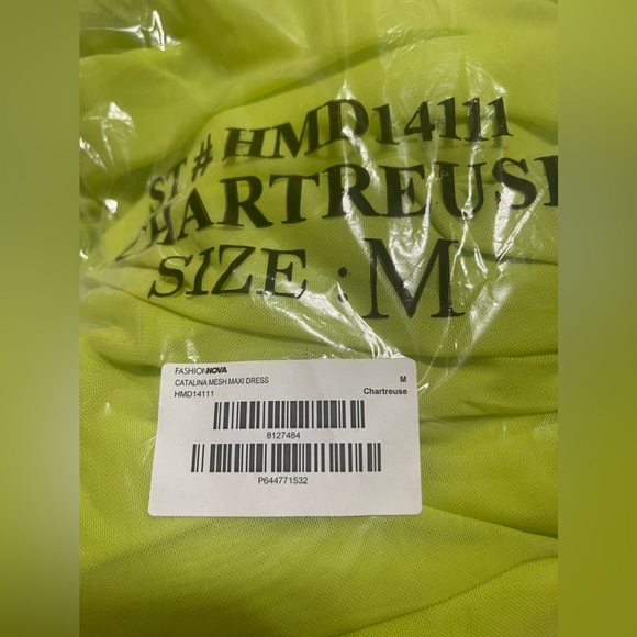 Catalina Mesh Maxi Dress - Green - Picture 3 of 4